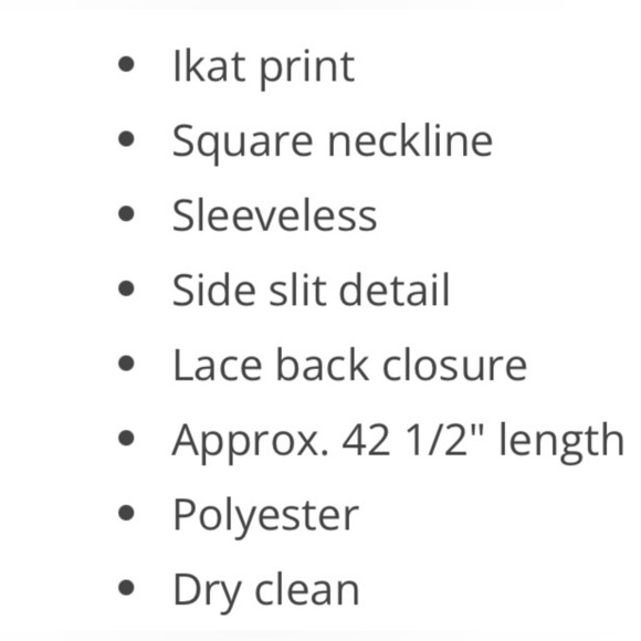 NWT Sam Edelman Ikat Print Square Neck Sleeveless Side Slit Midi Dress sz 12 - Picture 7 of 11